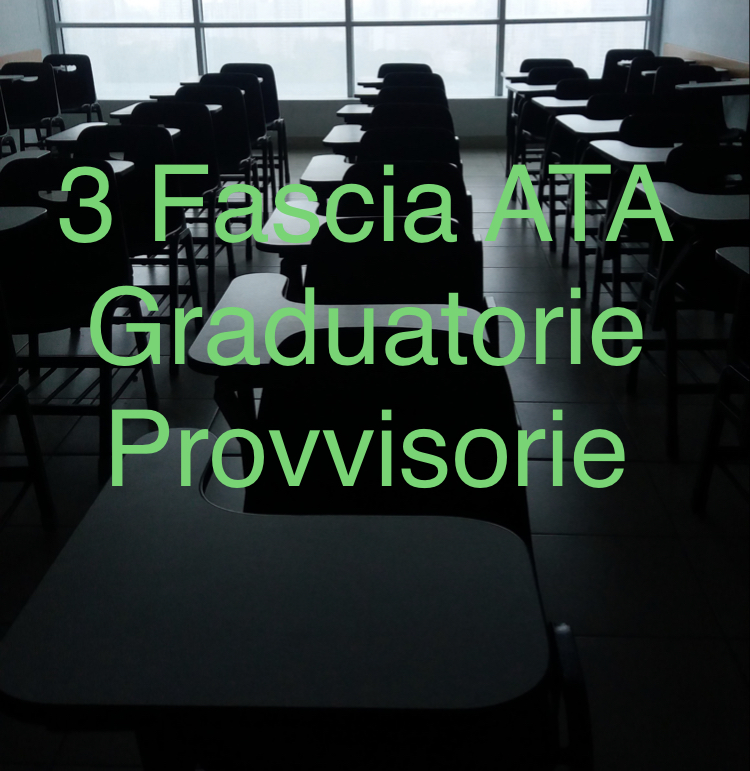 3 Fascia ATA pubblicazione graduatorie provvisorie 2021/2024 - FLP